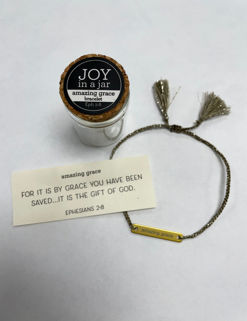 "Joy In A Jar" - Amazing Grace Bracelet