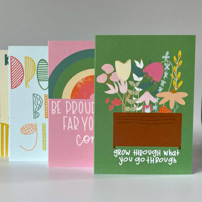 Encouraging Quotes Greeting Card Set