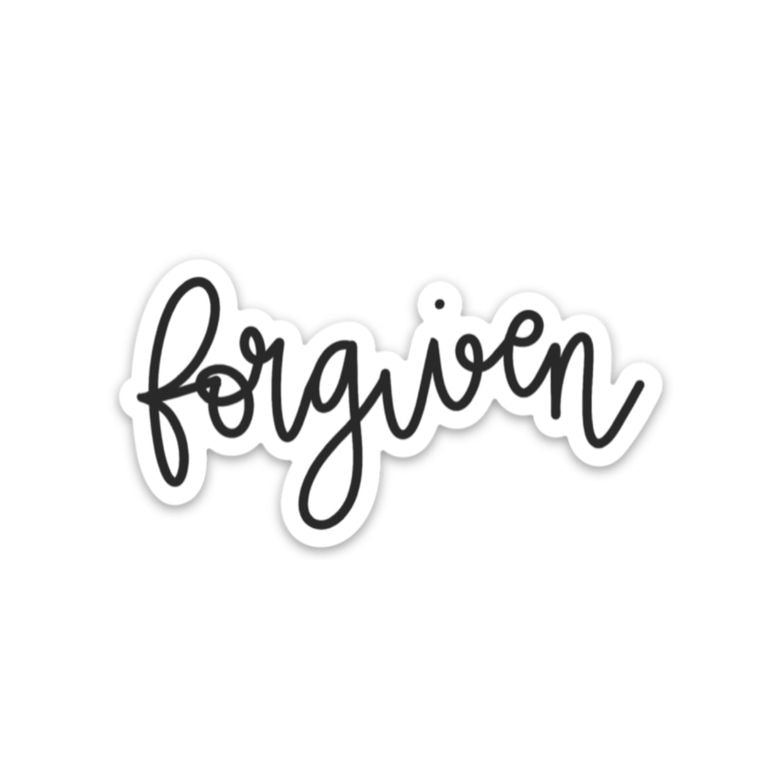 “Forgiven” Vinyl Sticker