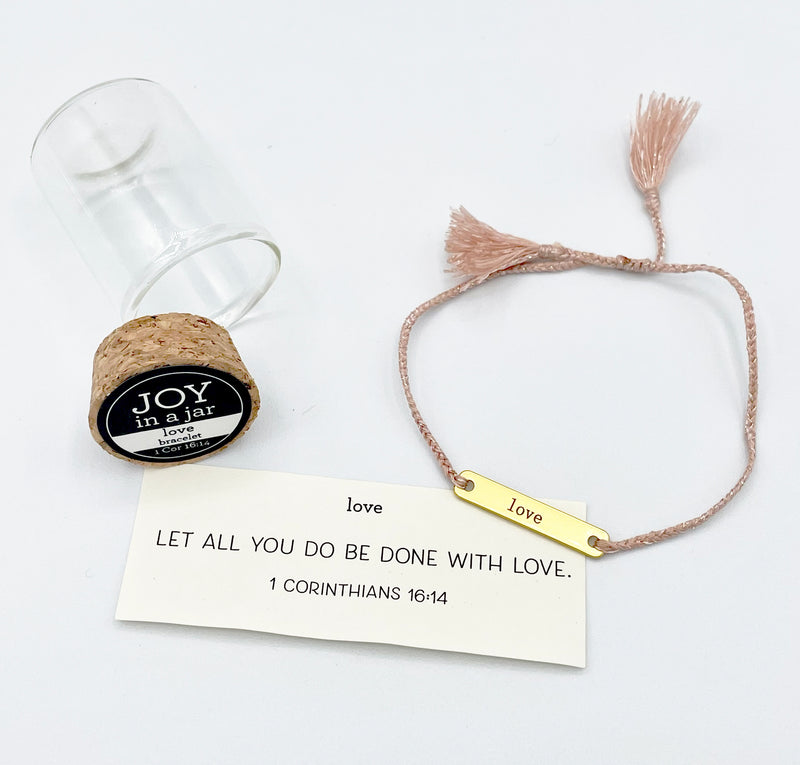 “Joy In A Jar” - Love Bracelet