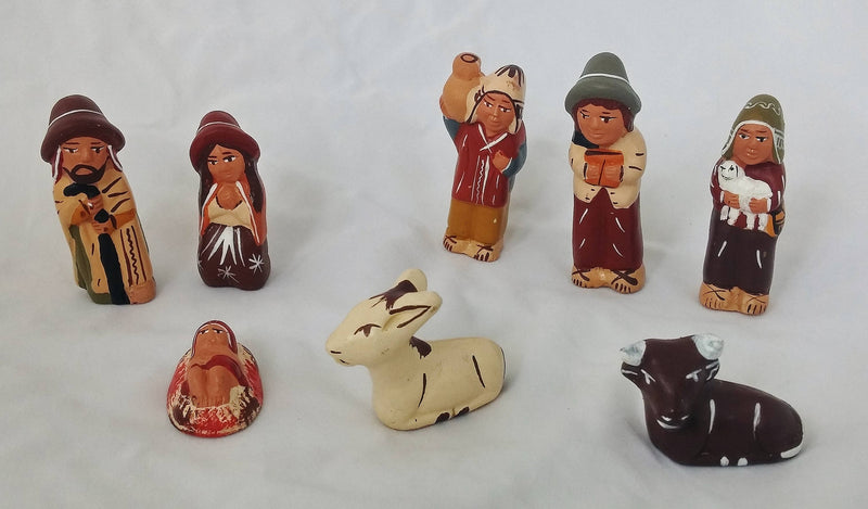 8-piece Peruvian Nativity Set