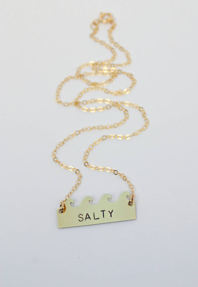 "Salty" Beach Waves Necklace
