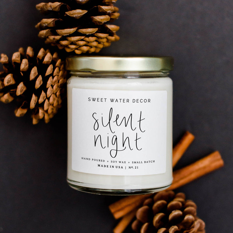 "Silent Night" Celebration Candle